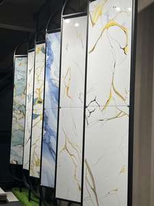 Azulejos de suelo vitrificados de porcelana pulida esmaltada moderna, exportador de la India, Serie de alto brillo de 600X1200mm para suelo de pared de salón - Product Image 4