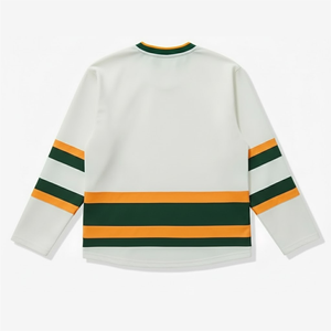 Maillot de hockey sur glace personnalisé par sublimation – Logo, nom d'équipe, numéros, couleurs personnalisables – Respirant, 100 % polyester – Design prêt à l'emploi en usine - Product Image 2