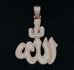 Colgante personalizado de alta calidad con nombre de Hip Hop helado para mujer VVS Moissanite Diamond 925 plateado y chapado en oro al mejor precio - Product Image 1