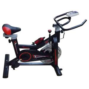 Bicicleta Estática de Spinning Negra con 4 Niveles de Resistencia - Product Image 1