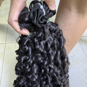 Extensions de cheveux Remy vierges vietnamiennes Double trame dessinée Alignement des cuticules Boucles lâches ondulées Style naturel à un prix - Product Image 1