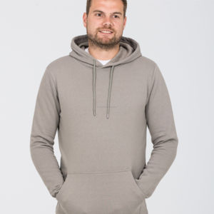 Sweat à capuche en polaire pour homme, grande taille, vente en gros - Manches côtelées, ourlet avec cordon, sur mesure, différentes couleurs - Product Image 1
