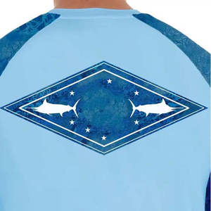 เสื้อตกปลาแขนยาวผ้าโพลีเอสเตอร์สแปนเด็กซ์พิมพ์ซับลิเมชันออกแบบได้ตามต้องการ - Product Image 4