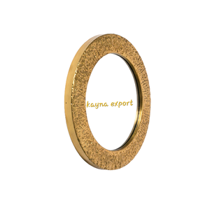 Grand miroir mural artisanal en métal doré pour la décoration de la maison, meilleure vente - Product Image 6