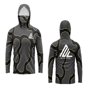 Gran oferta 2025, Sudadera con capucha de pesca de rendimiento UPF 50 para hombre, camisas de pesca transpirables de secado rápido de manga larga con refrigeración de camuflaje - Product Image 3