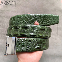 Ceintures en cuir tendance neuves de 1,5 pouce de couleur verte, fournisseur de qualité fabriqué au Pakistan, meilleur fournisseur, service OEM ODM, facile à utiliser