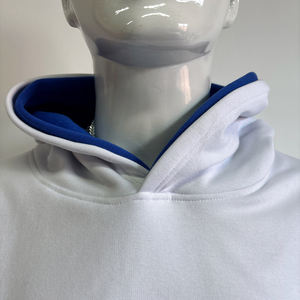 Sweat à capuche de haute qualité pour hommes OEM Custom Tie-Dye Cotton Fleece Plaid Front Lined Winter Acid Washed Full Custom Hoodie Loose - Product Image 4