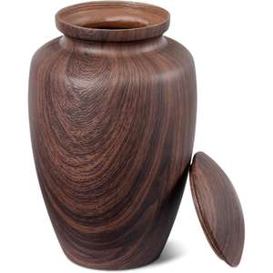 Urna de cremación de madera clásica para cenizas de adultos, urnas decorativas para hombres y mujeres, suministros de urnas funerarias al por mayor de La India - Product Image 4