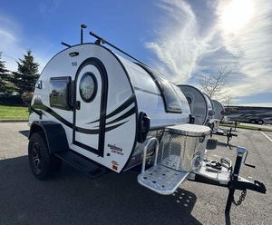 Compre la caravana Teardrop, expandible, ligera, plegable, de aleación de aluminio, impermeable, para 2 personas, para viajes de camping, eléctrica - Product Image 3