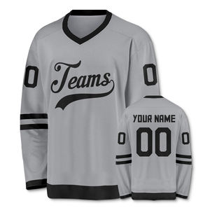 Jersey de hockey sobre hielo personalizado para la venta Jersey de hockey sobre hielo de diseño libre de poliéster de alta calidad Jersey de hockey sobre hielo de impresión por sublimación - Product Image 1