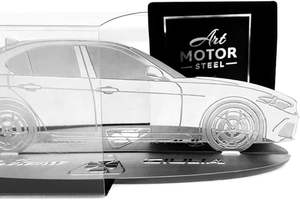 Affichage tête haute en acier inoxydable gravé Alfa Romeo Giulia modèle 8016408112001 - Product Image 2