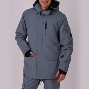 Venta caliente deporte de invierno traje de esquí chaqueta impermeable y pantalones para snowboard a prueba de viento y calefacción de talla grande ropa al aire libre - Product Image 2