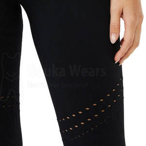 Prix de gros Leggings de yoga taille haute pour femme, sur mesure, en Spandex doux, extensible, séchage rapide, sans couture, vêtements de sport - Product Image 6