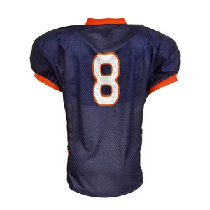 Vente en gros de maillots de football américain en polyester personnalisés, mieux brodés, grande taille, maillot de football pour jeunes à manches courtes - Product Image 6