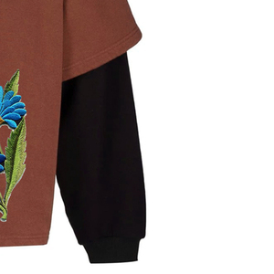 Pull à capuche imprimé à manches longues pour femmes épais lourd long sweat pour l'hiver musulman Streetwear grande taille islamique à capuche - Product Image 4