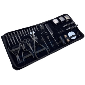 Professional GEMSTONE ENTERPRISES Stainless Steel Hair Extension Tools Kit | Durable Reusable Complete Installation Kit Pliers - Product Image 1