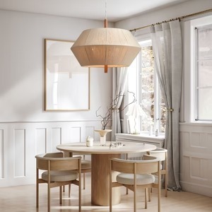 Lámpara colgante LED regulable moderna, elegante accesorio de techo minimalista, brillo difuso suave, comedor, cocina, espacios de vida, decoración - Product Image 3