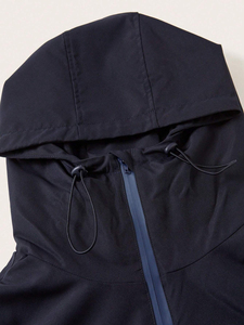 Veste coupe-vent légère à col montant et fermeture éclair pour hommes personnalisée imperméable High Street Style - Product Image 3