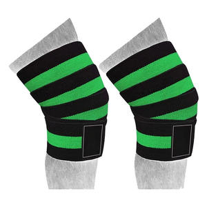 Levantamiento de pesas Rodillera Soporte Elástico Rodilleras Venta caliente Ajustable y cómodo Gimnasio Entrenamiento Rodilleras - Product Image 5