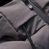 Blouson d'hiver matelassé pour homme, col montant, imperméable, coupe-vent, écologique, léger et chaud, personnalisable avec logo, vente en gros
