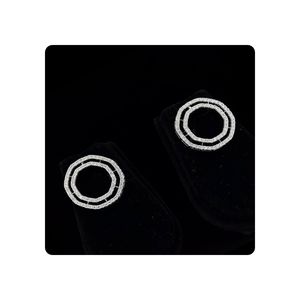 ต่างหูทองคำประดับเพชร CVD ที่ออกแบบได้ตามต้องการสำหรับโอกาสพิเศษ - Product Image 1