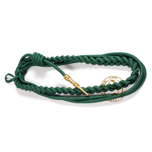 Double Strand Shoulder Red Cord with Gold Tip | Best Selling Custom Aiguillettes with Gold Tips for Maritime Uniforms - Product Image 5