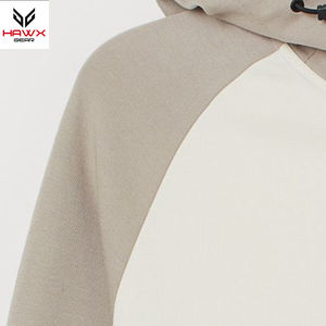 เสื้อมีฮู้ดแบบสวมหัวผ้าฟลีซสำหรับผู้ชายเสื้อฮู้ดสีพื้นซับในฤดูหนาว - Product Image 3