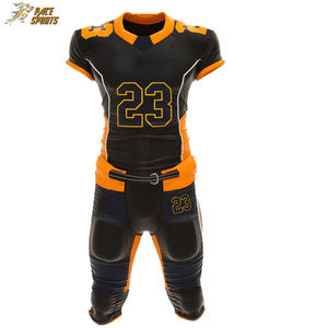 Uniforme de fútbol americano personalizado precio fabricación fina conjuntos estilo sublimación al por mayor - Product Image 6