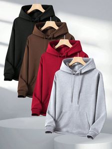 Sweat à capuche pour homme de qualité supérieure, fabriqué en tissu tricoté durable en coton et élasthanne, finition anti-froissement, écologique, respirant, personnalisable - Product Image 6