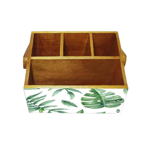 Ensemble de couverts de luxe en acier inoxydable 72pcs 84pcs argenterie kit de service boîte en bois - Product Image 1