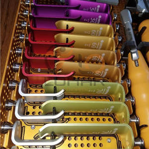 Juego de instrumentos de retractor Cervical de línea embellecedora de acero inoxidable, sistema de columna vertebral, juego de instrumentos de retractor Cervical de línea embellecedora - Product Image 5