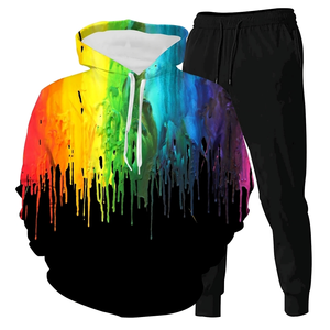 Conjunto Deportivo Navideño para Hombre, Impresión en Serigrafía, Calidad Premium, 100% Algodón, Felpa Francesa, para Entrenamiento y Jogging - Product Image 3