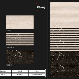 Azulejos cerámicos para pared de 300x600 mm con acabado interior brillante, mate, con efecto de azúcar tallado, para baño y cocina, diseño de pared interior de lujo. - Product Image 1