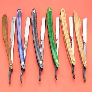 Maquinilla de afeitar en húmedo para Barbero, maquinilla de afeitar recta, a todo color, gran colección - Product Image 5