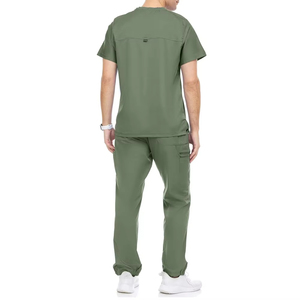 Pantalones Quirúrgicos de Pierna Recta Antiarrugas para Hombre, con Logotipo Personalizado, Uniforme Médico para Hospital, Conjunto de Uniforme para Doctores - Product Image 5