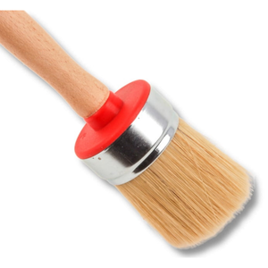 Beech Wood <b>Round</b> Ring Paint <b>Brush</b> Set 20/25/30/50 mm Sanded Handle Mixed Bristle Wholesale Custom Logo - Product Image 5
