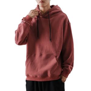 Sweats à capuche en coton anti-rétrécissement de haute qualité pour hommes Sweats à capuche unis de grande taille pour hommes Pulls à capuche personnalisés pour hommes - Product Image 4