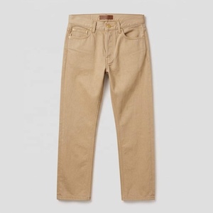 Jeans de mezclilla de pierna recta para hombre al por mayor, jeans de mezclilla vintage desgastados para compradores minoristas, suministro a granel - Product Image 1
