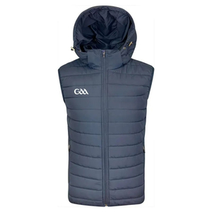 Venta al por mayor Plain Winter Puffy Gilet Hombre Chaleco Transpirable Winter Puffy Gilet Hombre VestGaaHurlingGaelicPadded PufferJecketZipper Gilet - Product Image 6