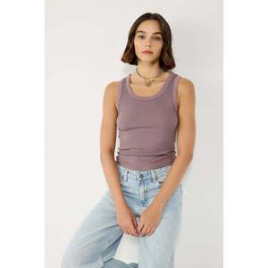 Casual Corduroy <b>Undershirt</b> with Front Logo Placement - Product Image 1