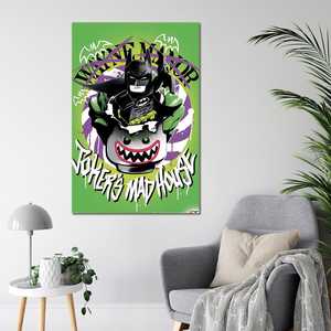 LEGO Batman Movie Joker's Mad House - Impresión en lienzo de diseño moderno para decoración de pared - Product Image 4