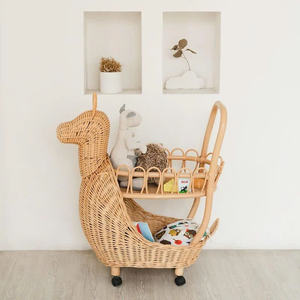 รถเข็นหวายสำหรับเด็กสไตล์สัตว์ออกแบบได้ตามที่ต้องการ - Product Image 1