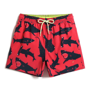 Pantalones cortos de playa con estampado 3D de animales y frutas para hombre, camisa de tablero de secado rápido divertida de ocio de donut rosa, bañadores de verano para fanáticos de tiburones diarios - Product Image 4