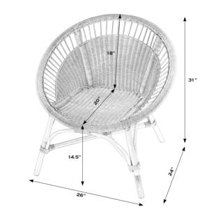 Des chaises en rotin décorent la chambre Décoration de la maison Matériaux naturels Chaise de salle à manger écologique Fabriqué au Vietnam Vente en gros durable - Product Image 5