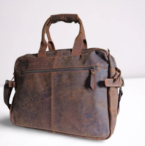 Personalized <b>Leather</b> Laptop Messenger <b>Briefcase</b> Men, Monogram Cross Body Computer Sling Gifts for Him <b>Leather</b> <b>Briefcase</b> Man - Product Image 2