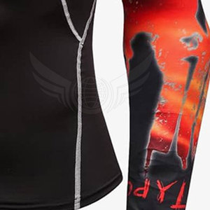 New Compression Long Sleeve <b>Rash</b> <b>Guard</b> Custom <b>BJJ</b> <b>Rash</b> <b>Guard</b> MMA Plain Blank <b>Rash</b> <b>Guard</b> - Product Image 4