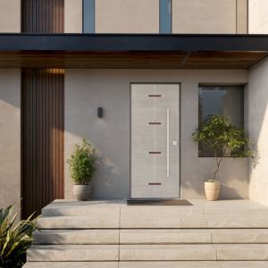 Puerta de Seguridad THERMOENERGY RC3 con Panel de Fibra de Vidrio POSEIDON Anti-Robo, Diseño Moderno Hecho en Italia - Product Image 1