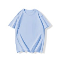 T-shirts de sport durables pour hommes, 100% coton, motif uni, anti-rétrécissement, col rond, manches courtes, pour la course à pied et la remise en forme