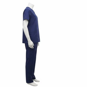 Uniformes Médicos Unisex para Hospital, Mezcla de Poliéster y Rayón, Transpirables y Duraderos, Ropa de Trabajo para Enfermería y Clínica - Product Image 4
