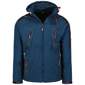 Venta al por mayor de poliéster cremallera personalizada Softshell chaqueta con capucha elegante Musthave alta calidad al aire libre agua y chaqueta a prueba de viento - Product Image 5